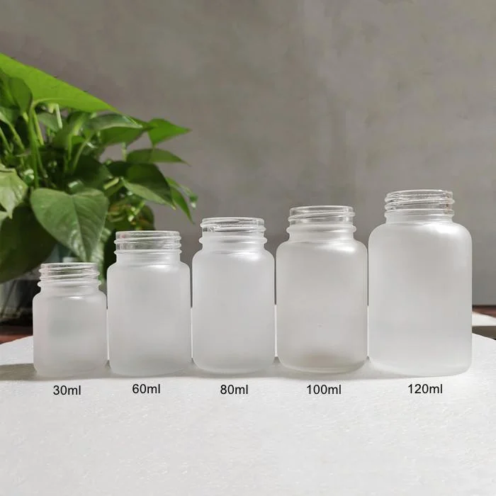 100cc Clear Amber Tablet Pharmaceutical Glass Capsule Bottle for Pill